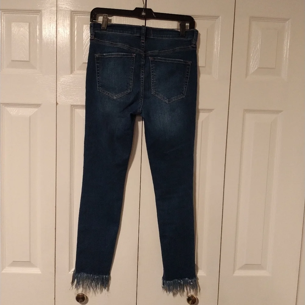 Free People Great Heights Cropped Jeans Size 27